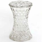 Stone Stool by Kartell - Color_ Clear (8800_B4)