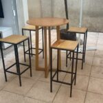 BISTRO ISABELA E BANQUETA FERRO MINAS