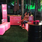 Bistro tambor e puff led