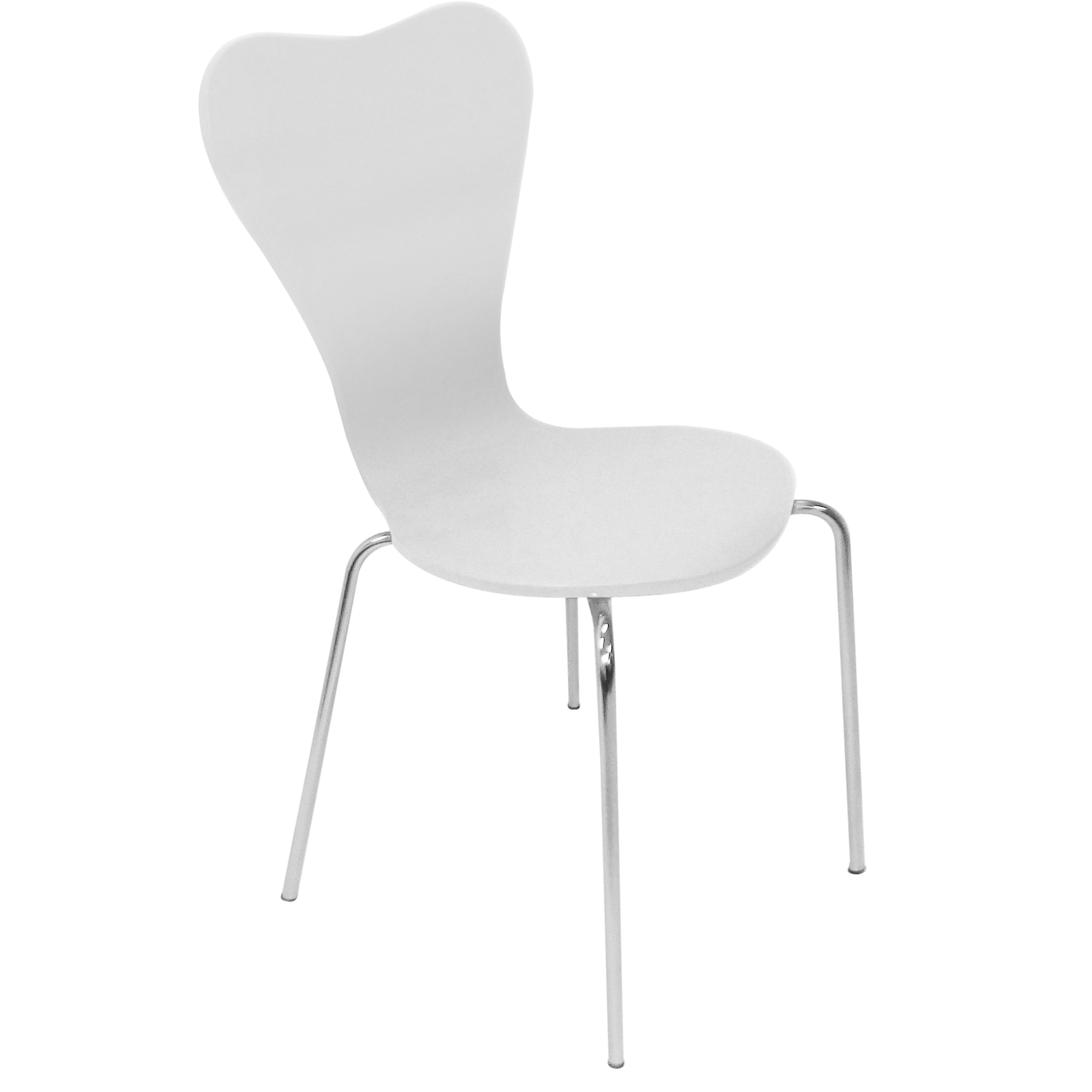 Cadeira Jacobsen coracao branca