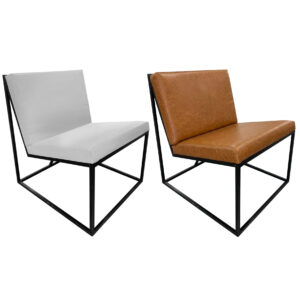 Poltrona Smart - Branca ou Caramelo