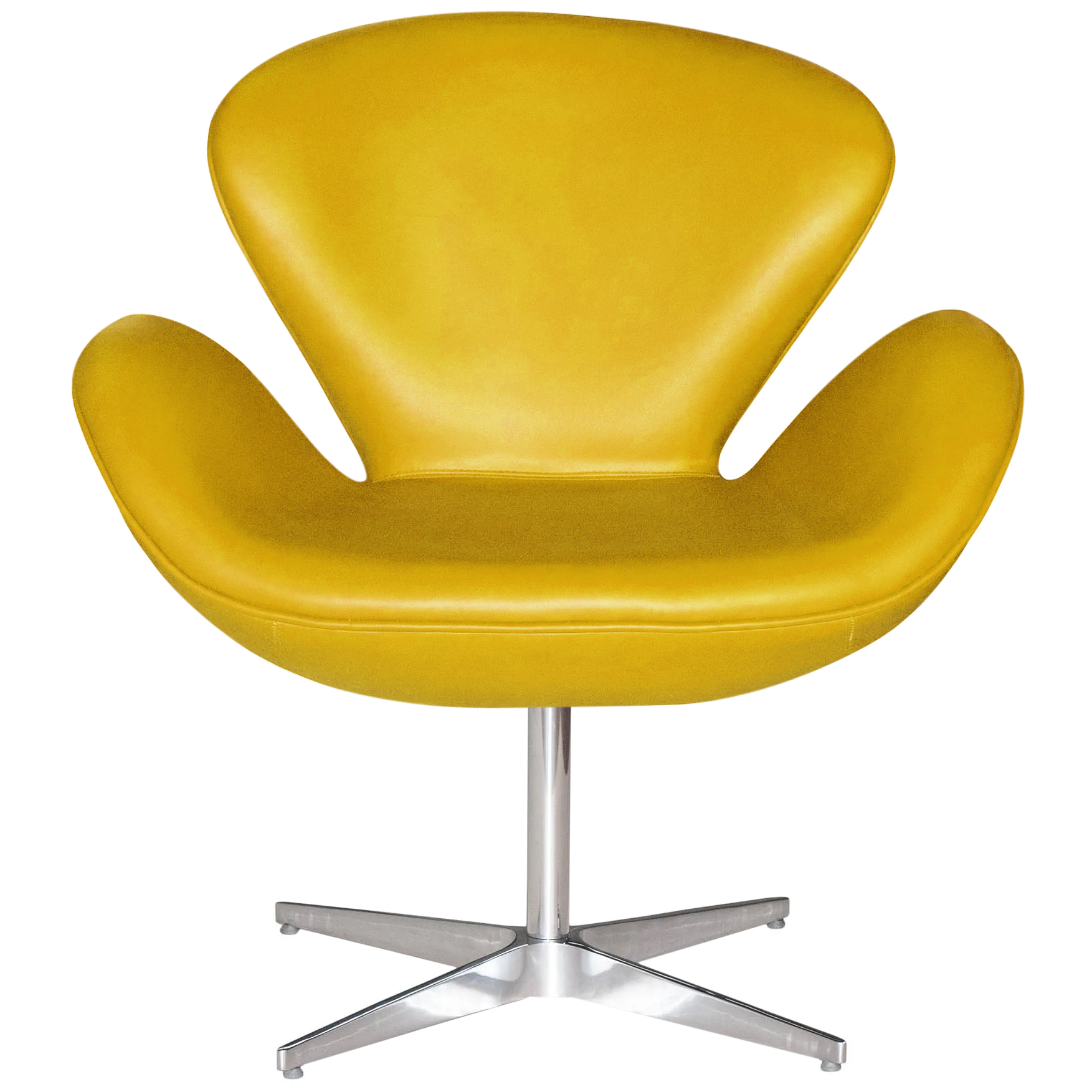 Poltrona swan amarela