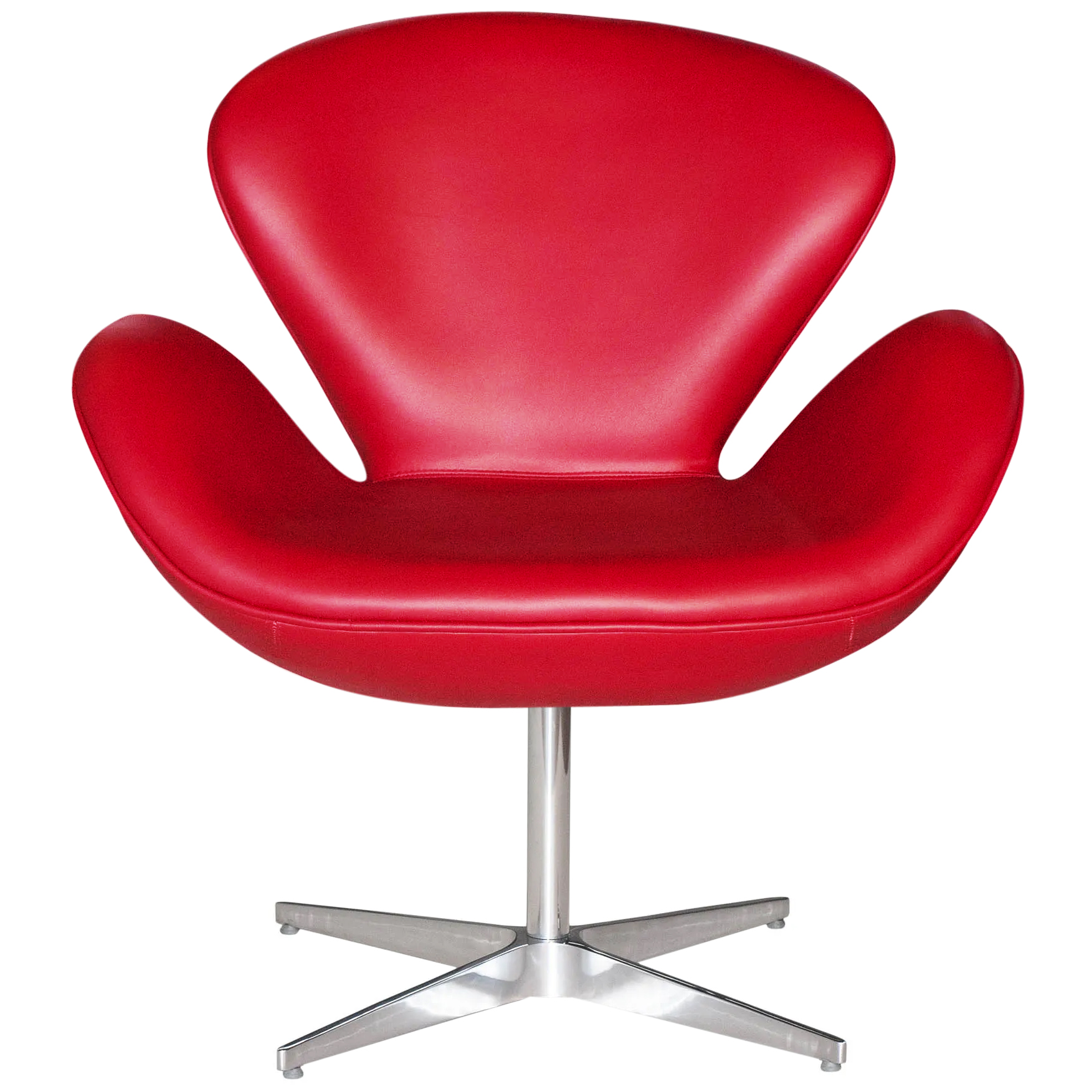 Poltrona swan vermelha