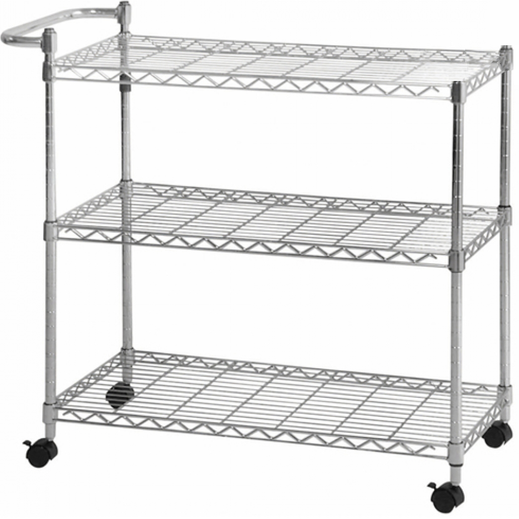 carrinho multiuso cromado mod01