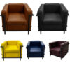 poltronas LC2 coloridas