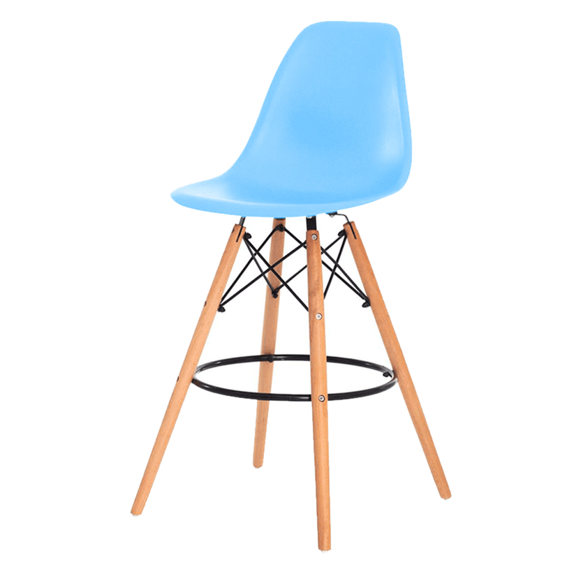 Banqueta charles eames azul