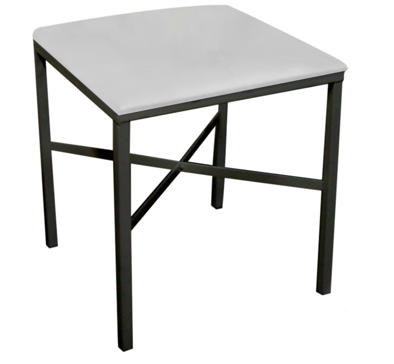 banqueta xis Quadrada preta (1)
