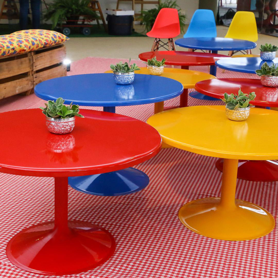 Mesa de canto Jessica colorida