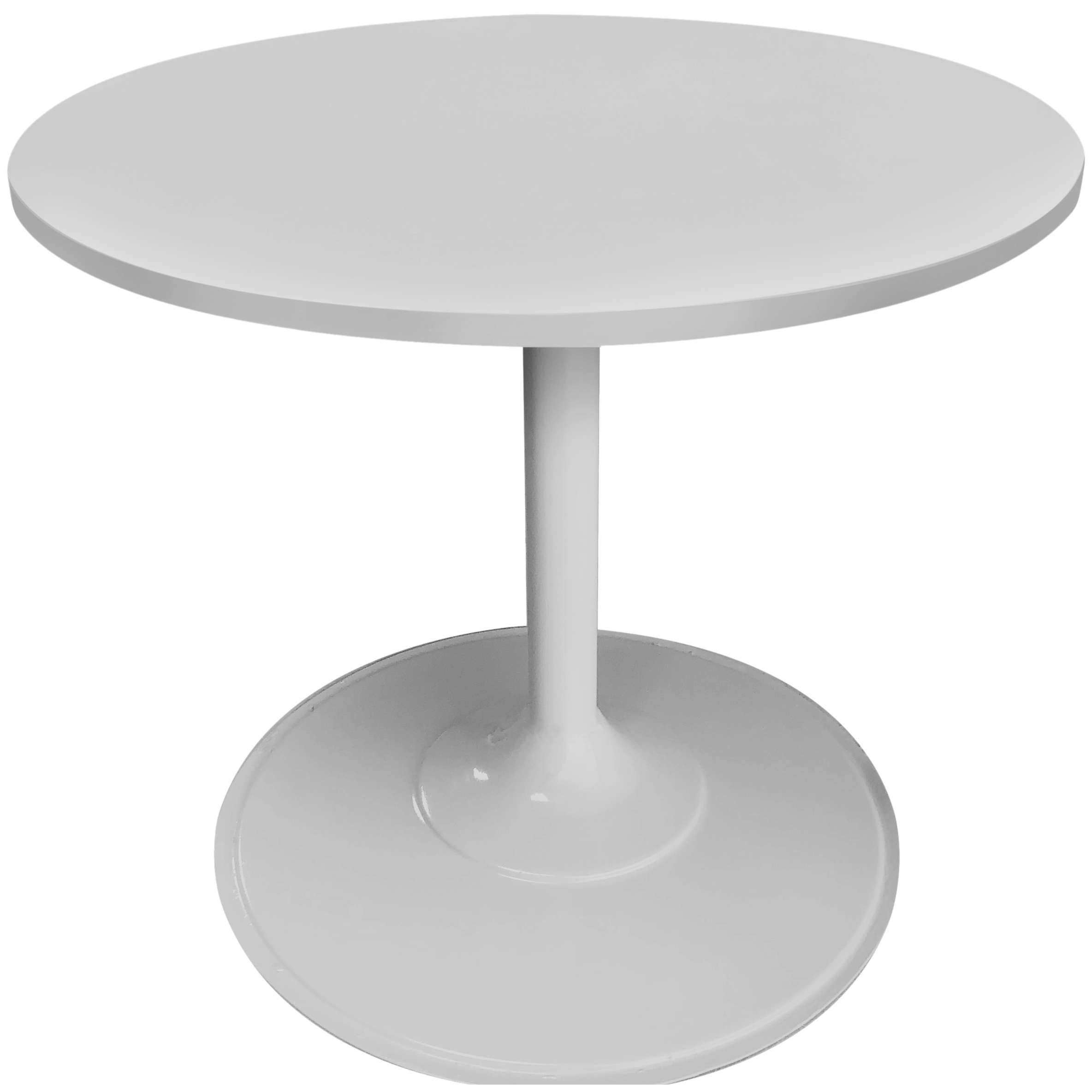 Mesa de canto jessica branca tampo branco