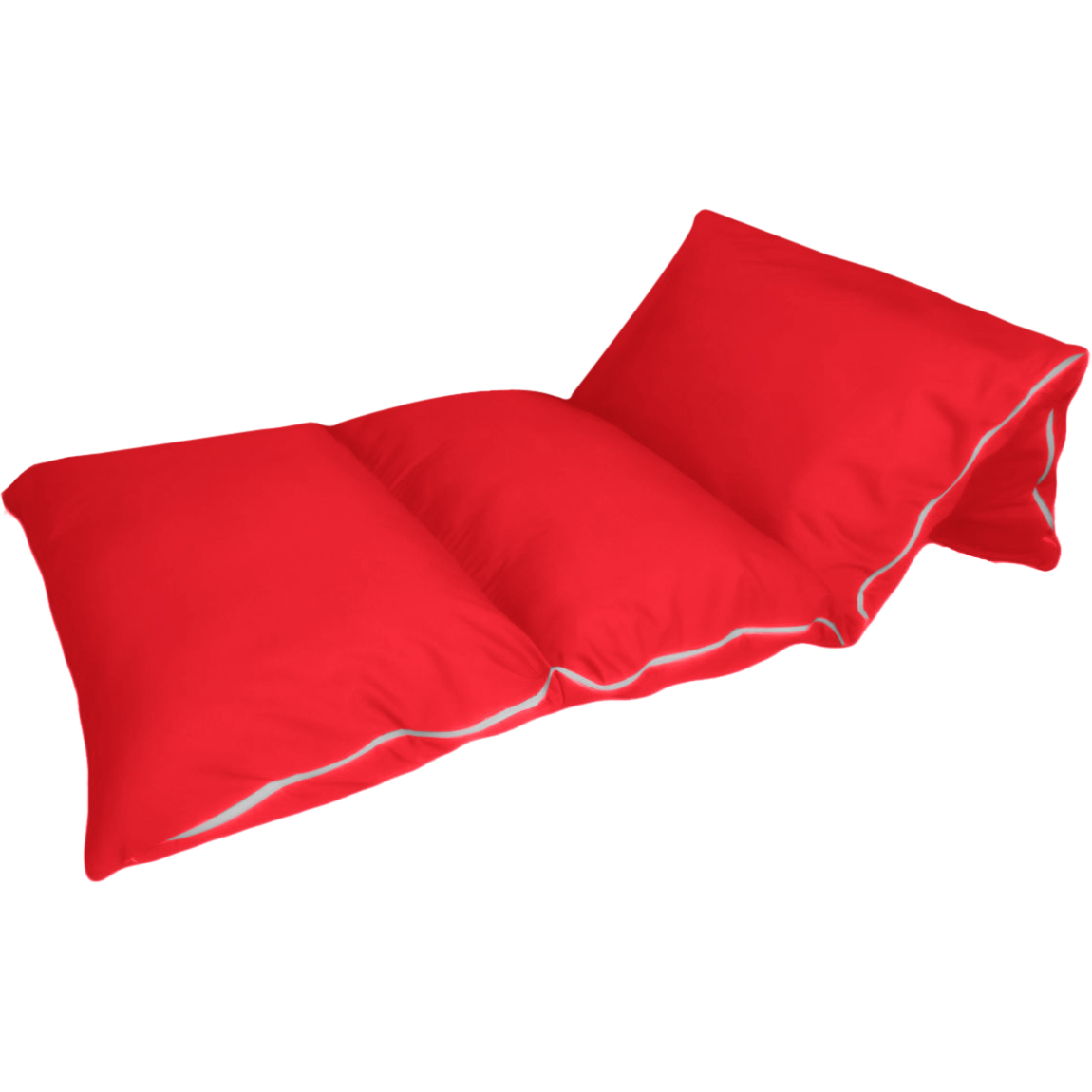 almofada colchonete travesseiro vermelha