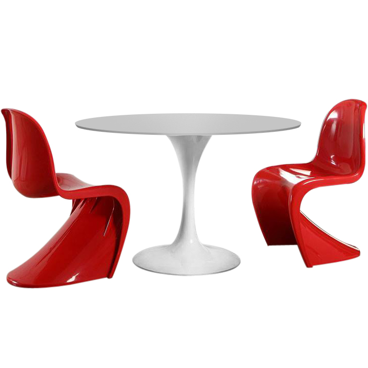 Kit panton vermelho 2 cadeiras