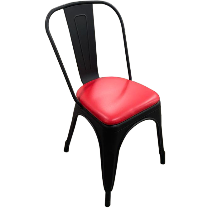 cadeira tolix com assento estofado1a