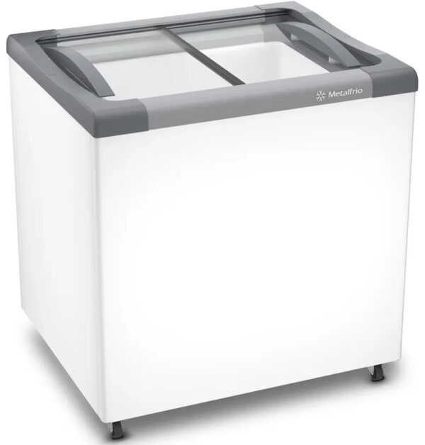 Freezer Expositor Horizontal para Sorvetes e Congelados - 185L