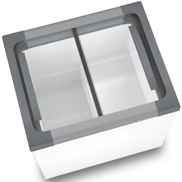 Freezer Expositor Horizontal para Sorvetes e Congelados - 185L