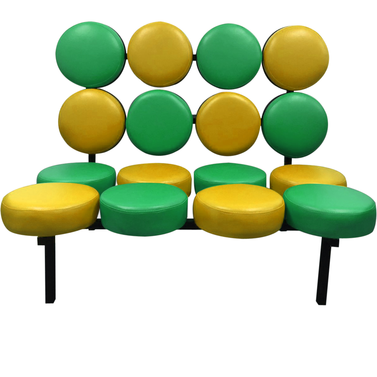 sofa Marsh verde e amarelo