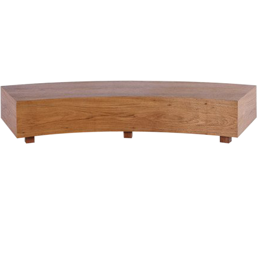 Banco Madeira Meia Lua