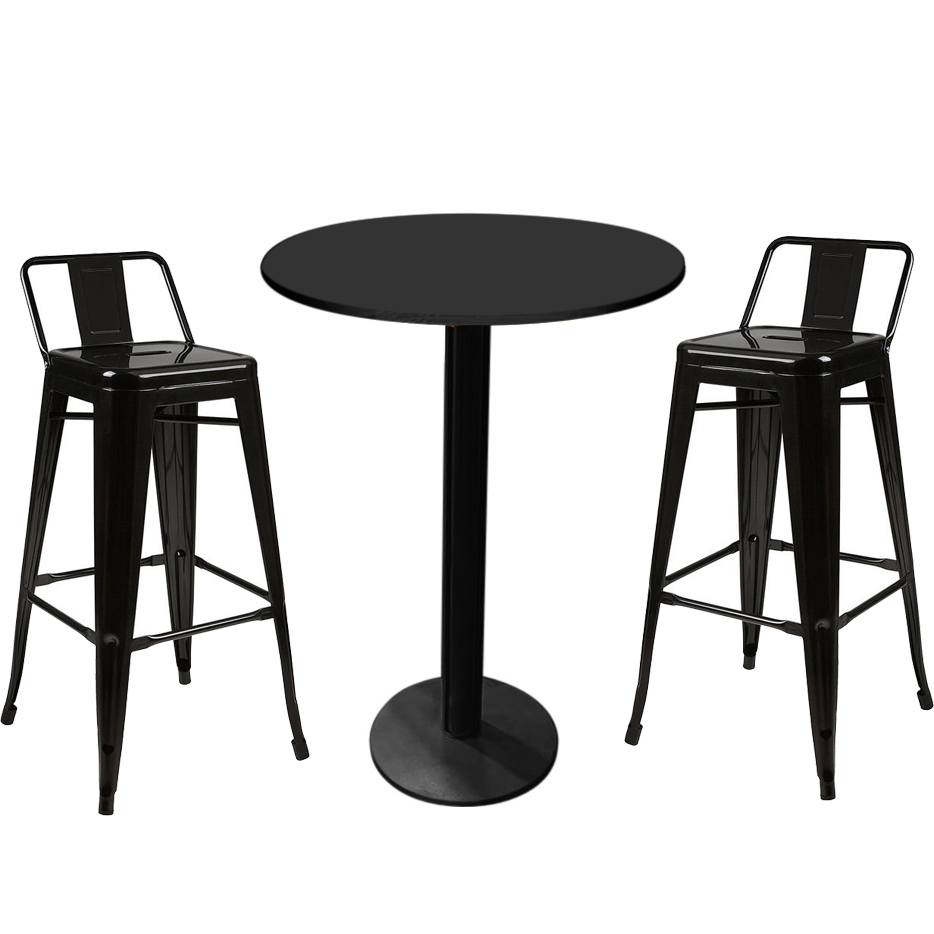 kit easy tolix redondo preto