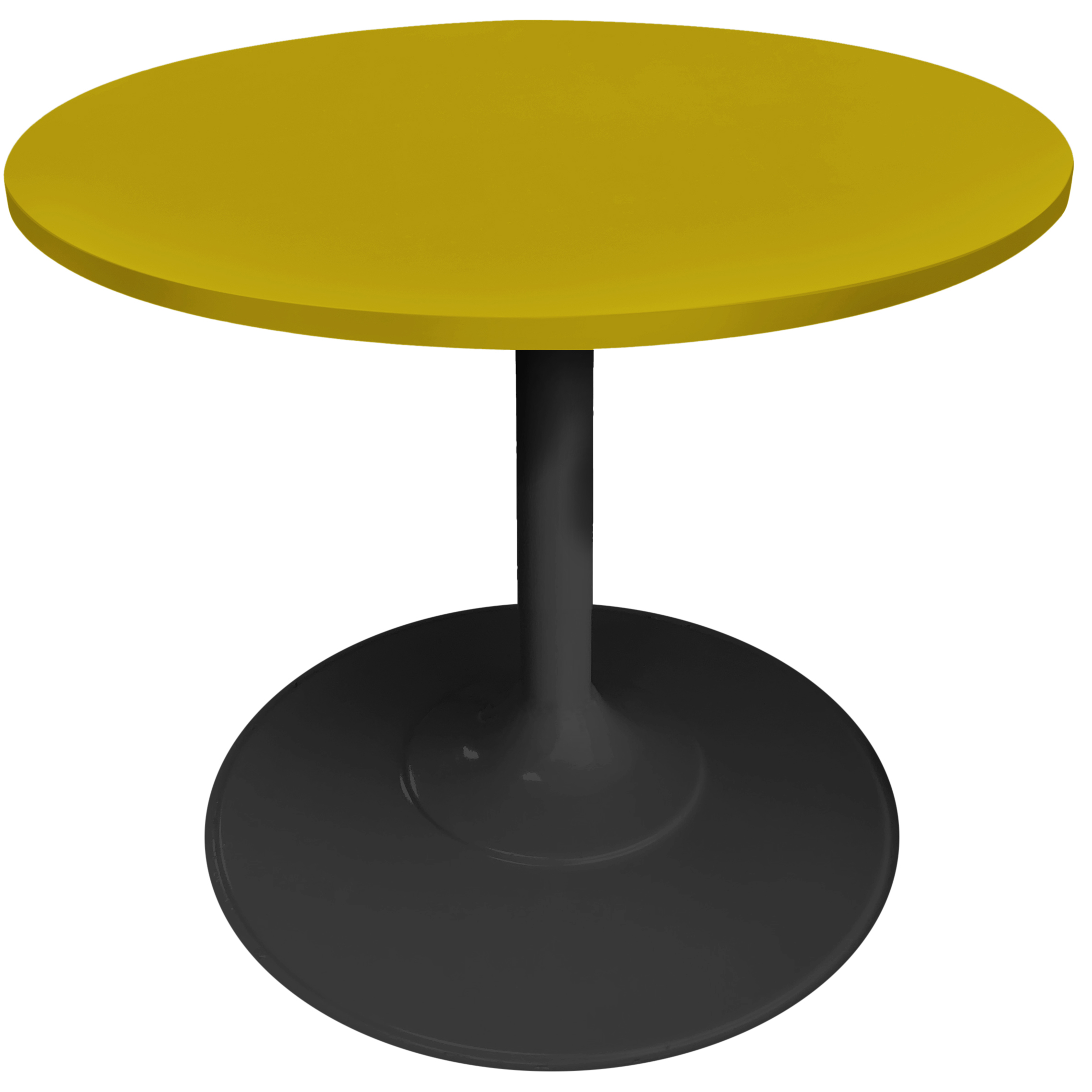 mesa de canto jessica preta e amarelo