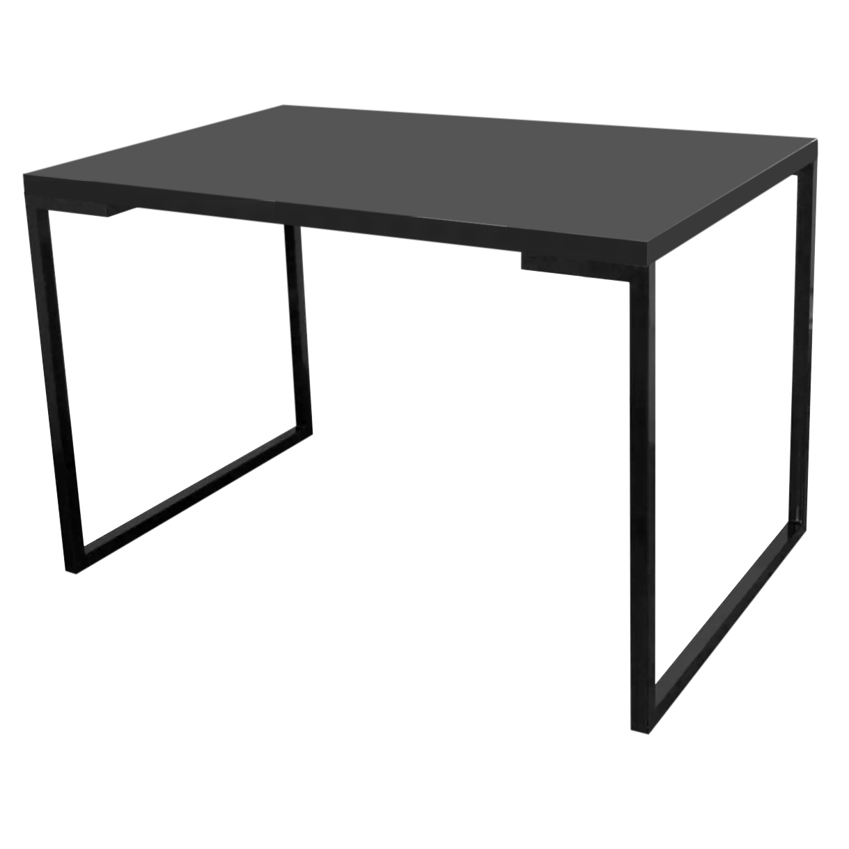 mesa milene retangular tampo preto