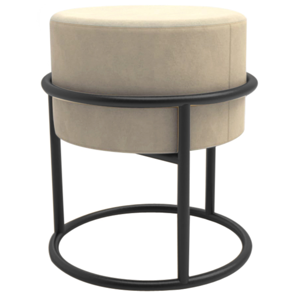 puff van preto e cru