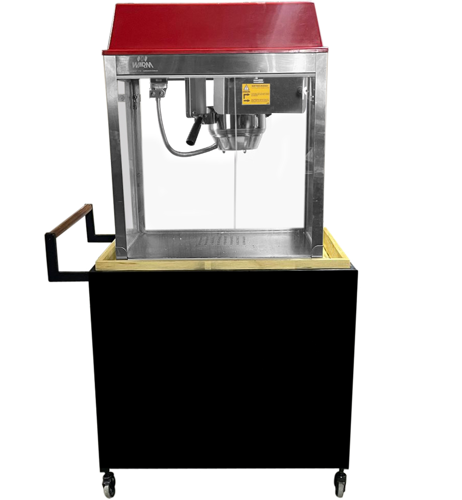 carrinho ferro minas fechado com pipoqueira