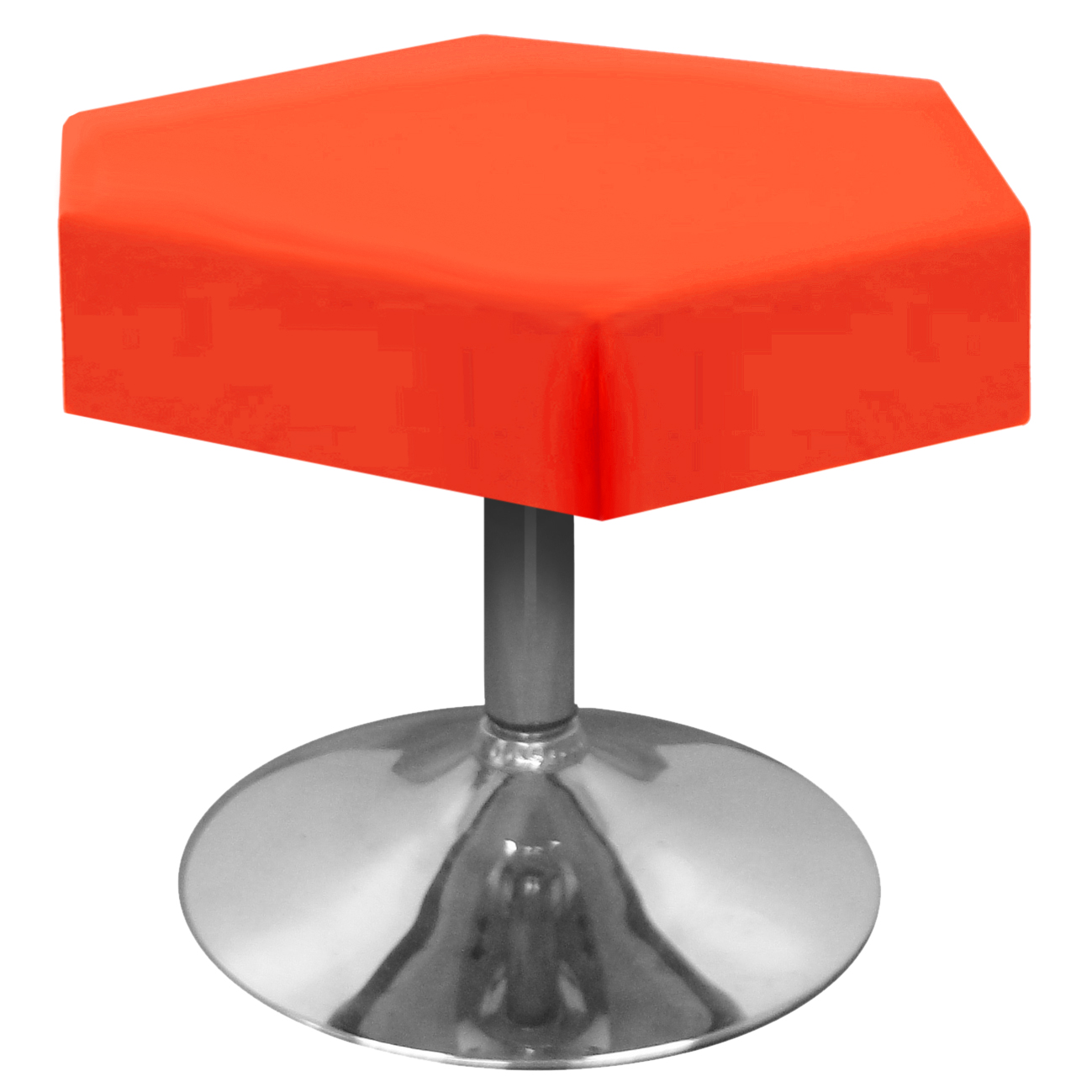 puff hexagonal laranja1