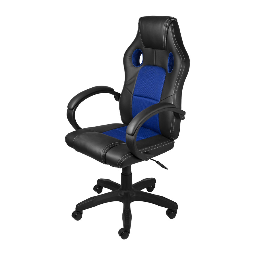 cadeira gamer azul 1