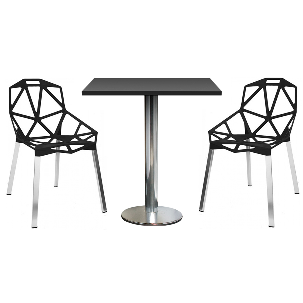 Kit One Vebene cromado preto