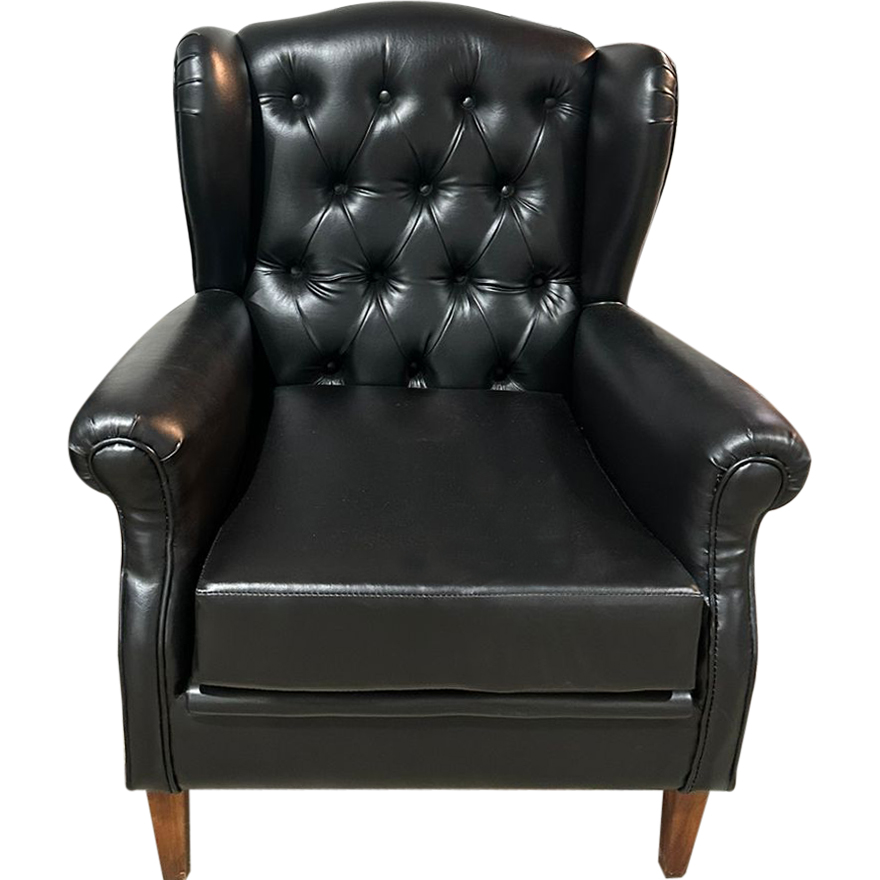 POLTRONA BERGERE PRETA