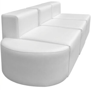 Sofá Modular Didi sem braço com Puff – 03 lugares