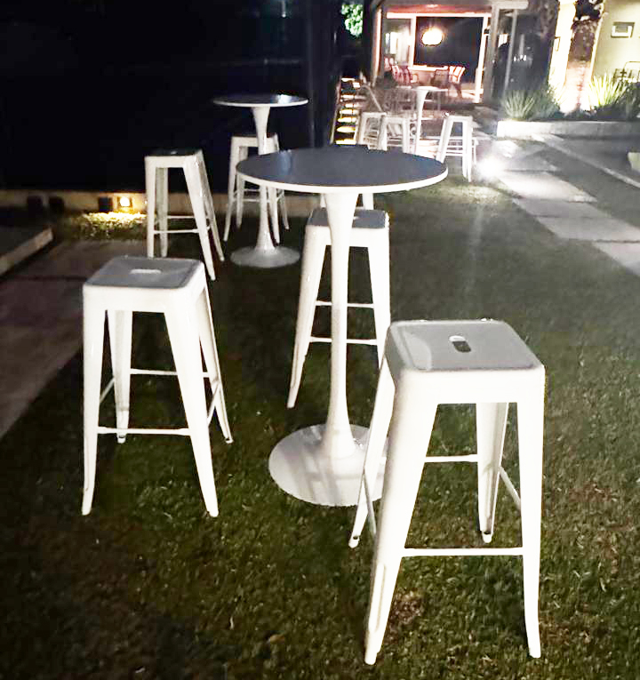 Bistro saarinen e banquetas tolix