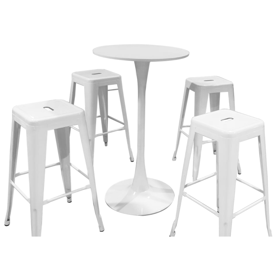 Bistro saarinen e banquetas tolix2