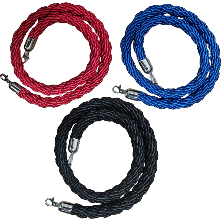 Cordas limitador classico - ponteira cromada