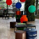 MESA DE CENTRO PNEU AZUL