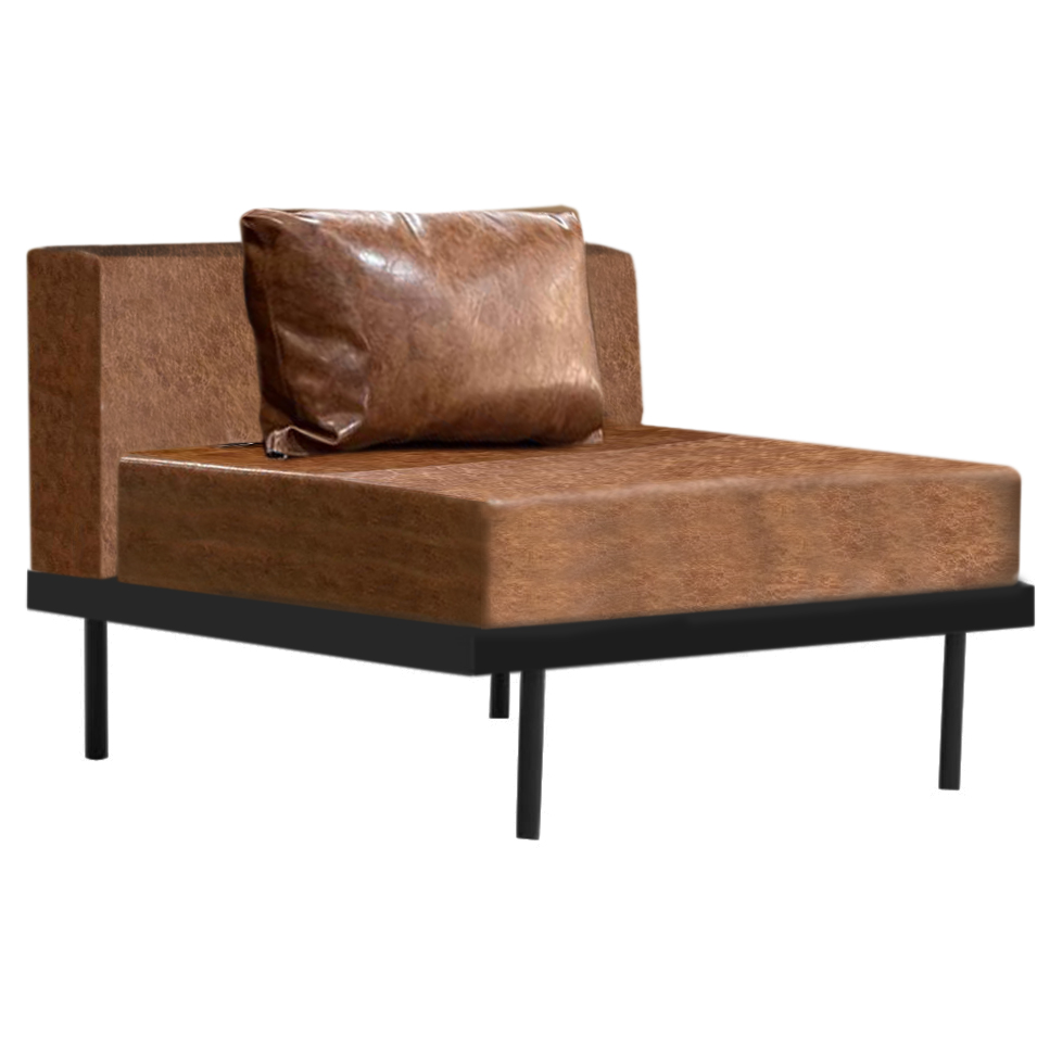 poltrona roger caramelo