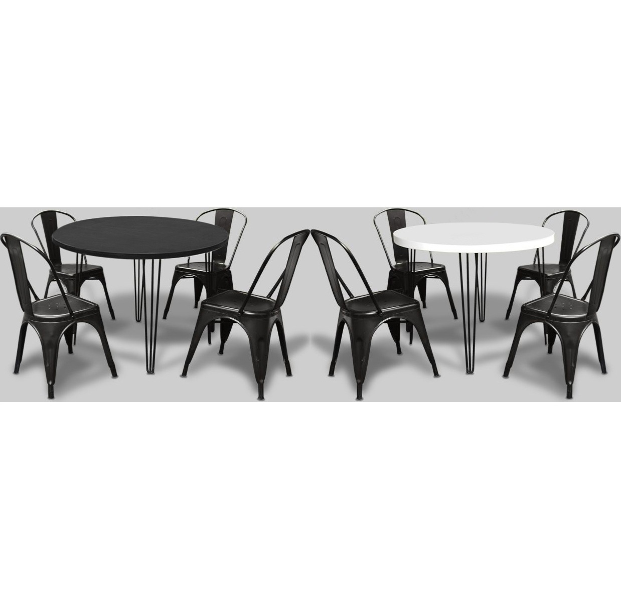 Kit veri tolix - 4 preta e branca