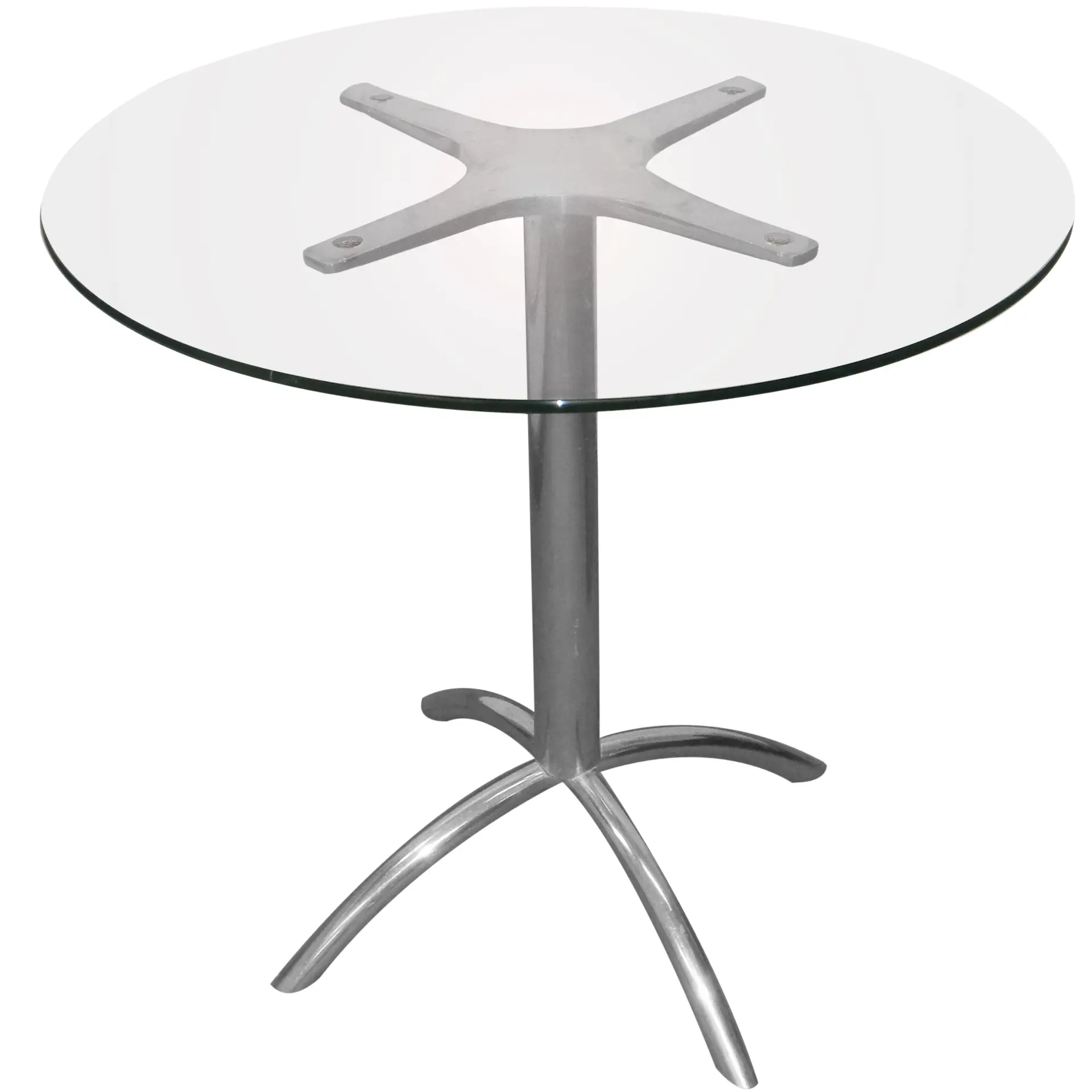 Mesa padrao aranha tampo de vidro