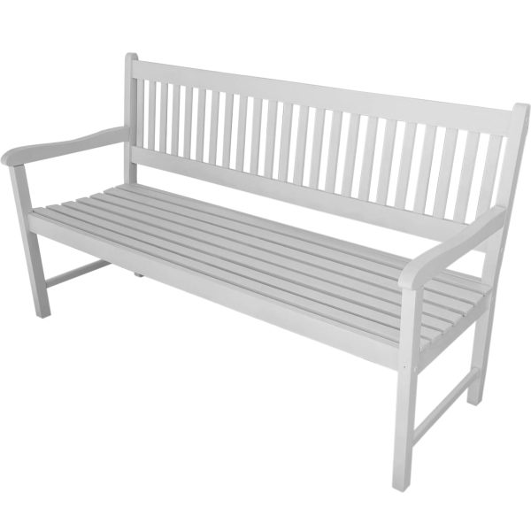 Banco Milano 3 lugares branco modelo 02a