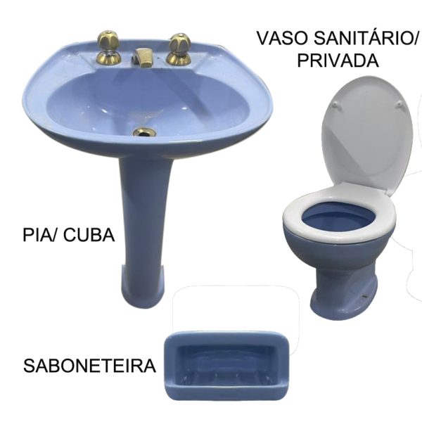 Kit banheiro cenografico