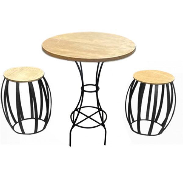 Mesa Naturale com 2 banquetas