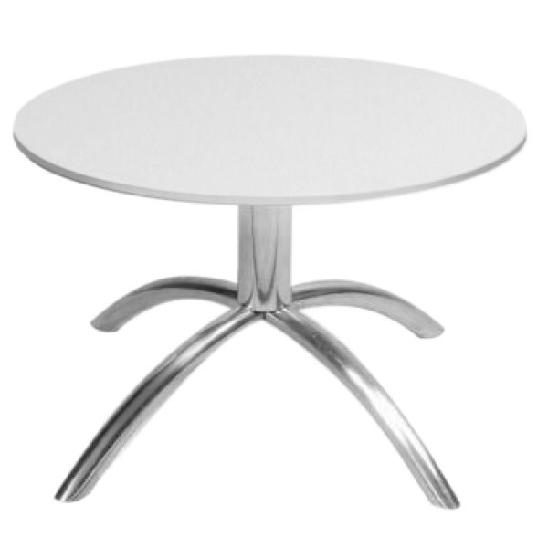 Mesa de canto aranha revestida - branca