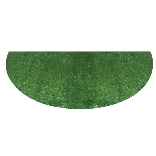 TAPETE MEIA LUA GRAMA VERDE