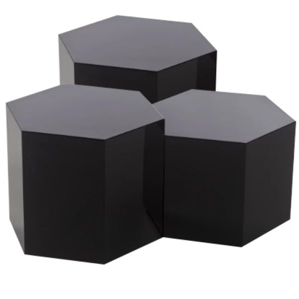 TRIO DE MESA COLMEIA preta
