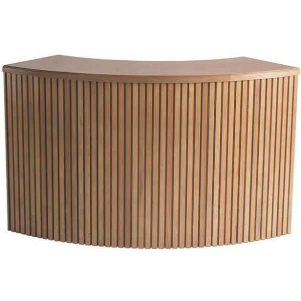 balcao curvo ripado 1 modulo