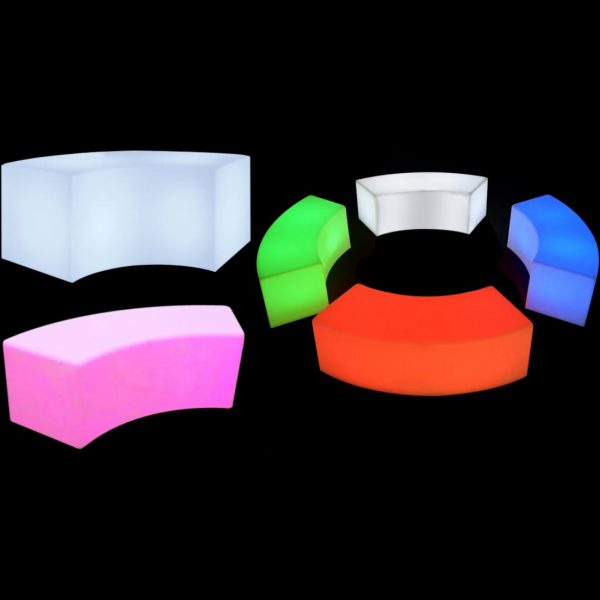banco cubo led