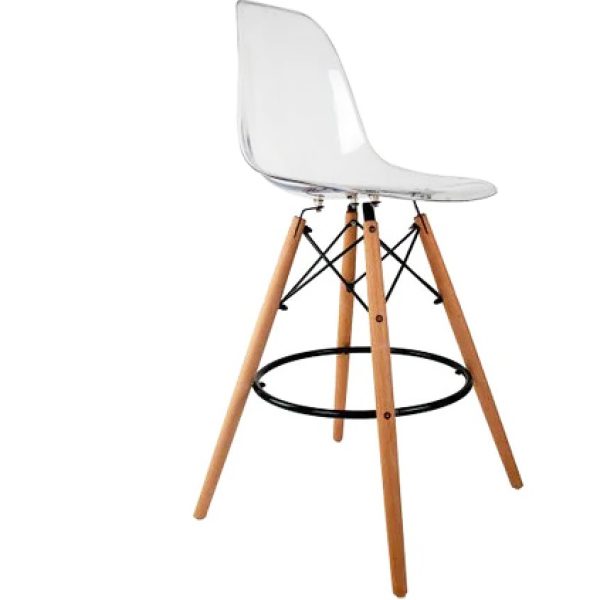 banqueta charles eames cristal