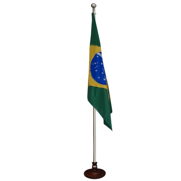 mastro de bandeira de aluminio
