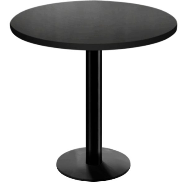 mesa Vebene redonda preta