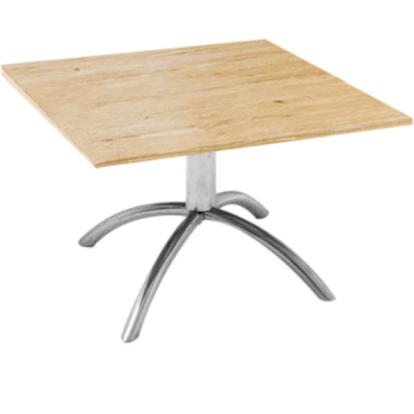 mesa de canto aranha madeira - quadrada