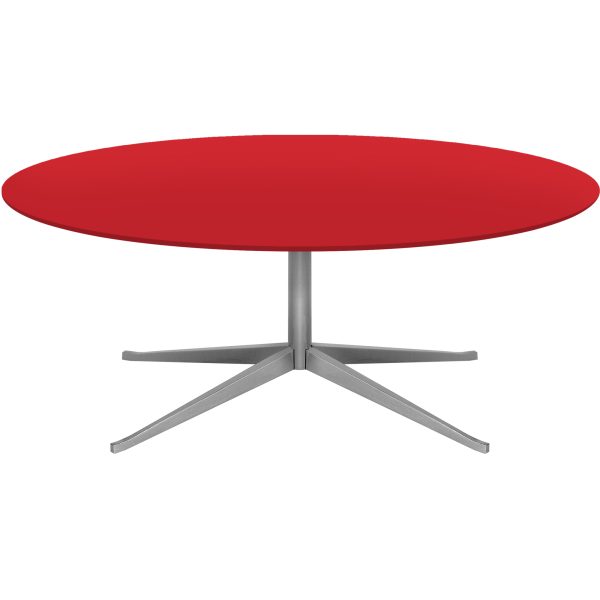 mesa oval florence vermelha